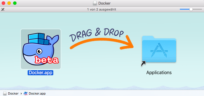 Install Docker for Mac Beta